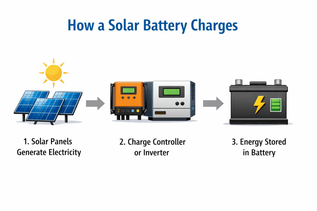 Solar Battery Not Charging Properly