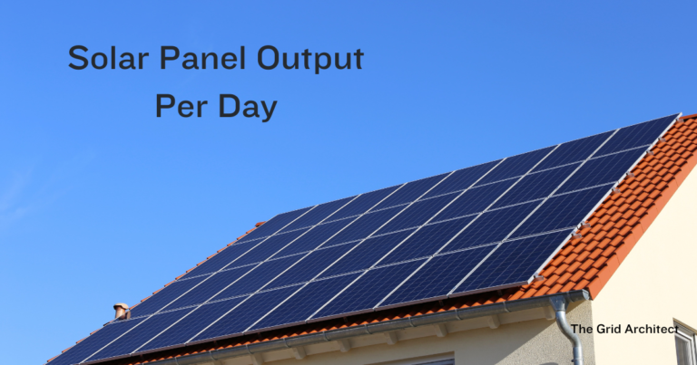 Solar Panel Output Per Day