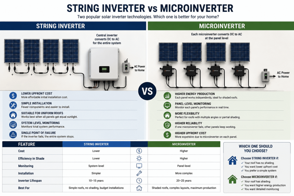 String Inverter vs Microinverter: Comparison image