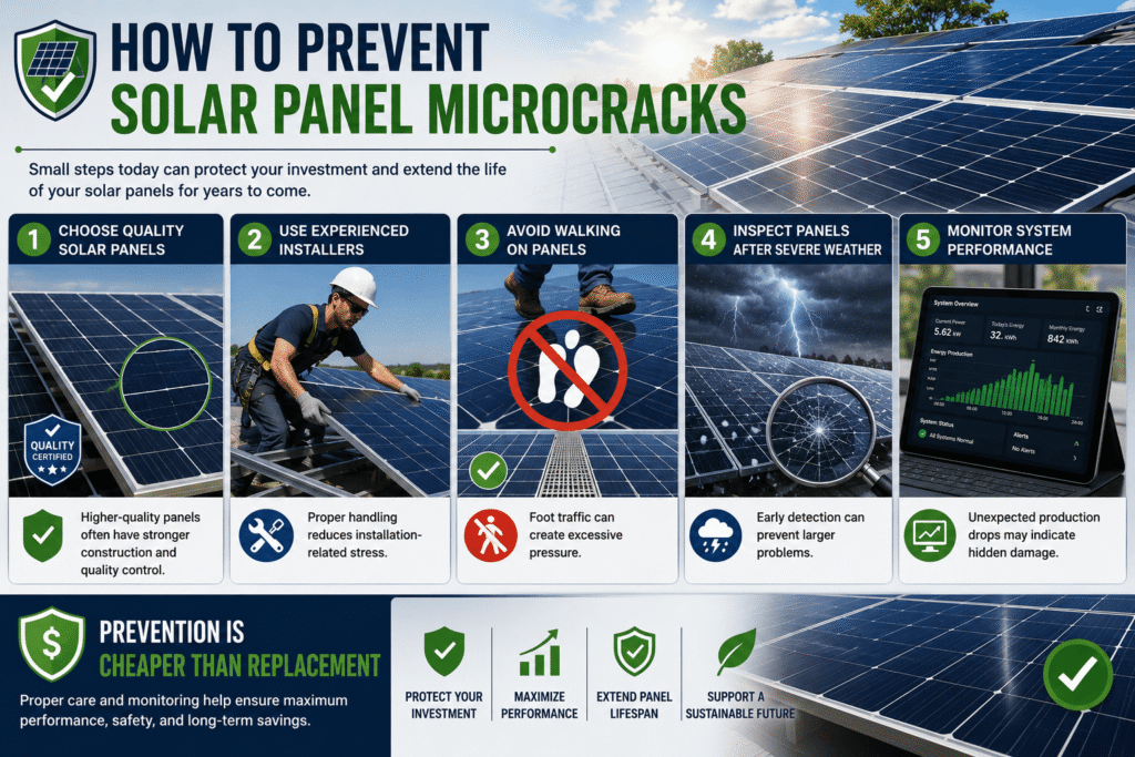 How to prevent Solar Panel Microcracks