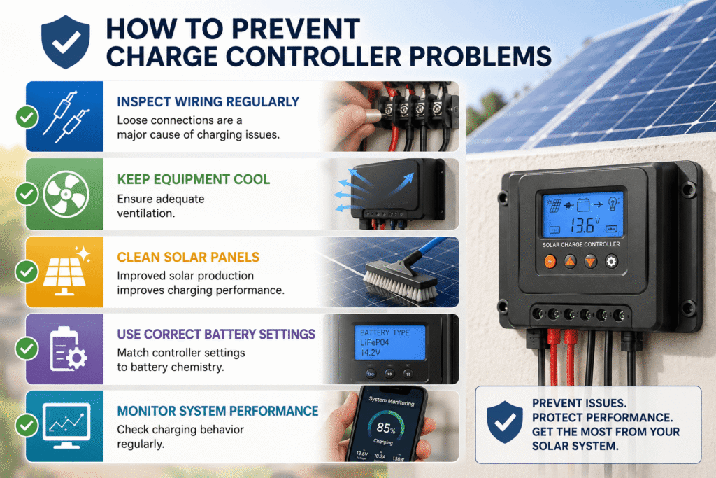 How to prevent Solar Charge Controller Not Working issue