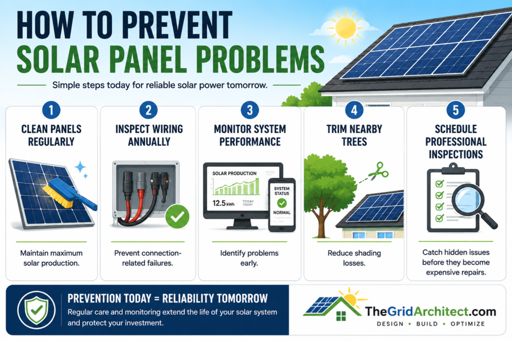 How to Prevent Solar Panel Problems