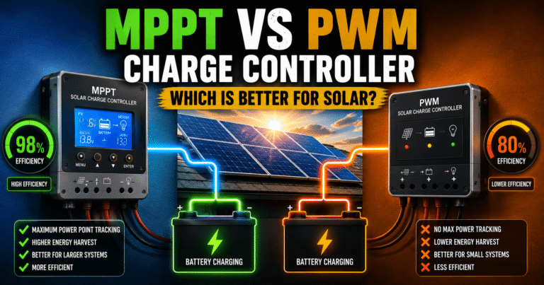 MPPT vs PWM charge controller