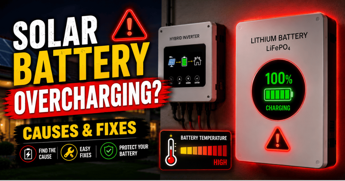 Solar Battery Overcharging
