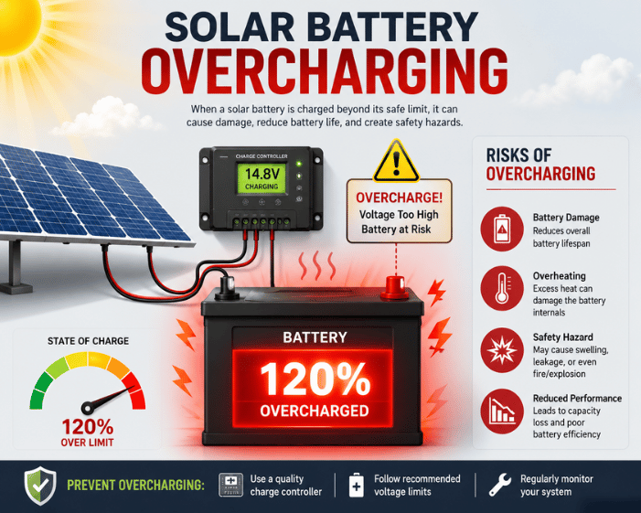 Solar Battery Overcharging