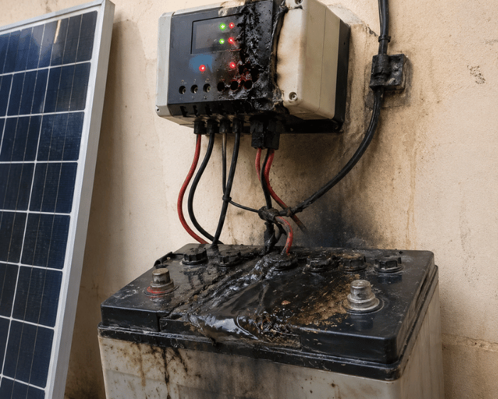 Faulty charge controller